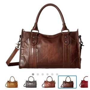 Frye Melissa Washed Leather Satchel